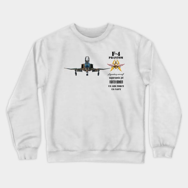 F-4 Phantom Crewneck Sweatshirt by sibosssr